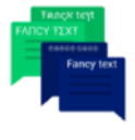 Fancy text for whats.花样文字