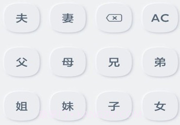 亲戚关系计算器v1.0.8截图
