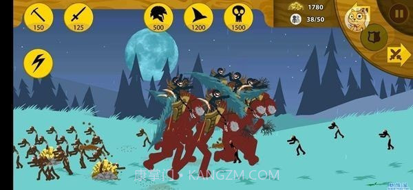 火柴人战争遗产僵尸召唤者v1.4.18截图