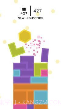 六边形坠落安卓0.10截图