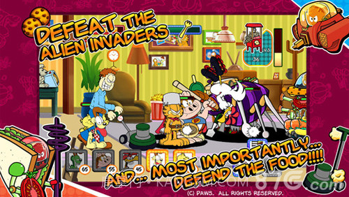 加菲猫总动员:食物大作战官方正式版v1.11截图