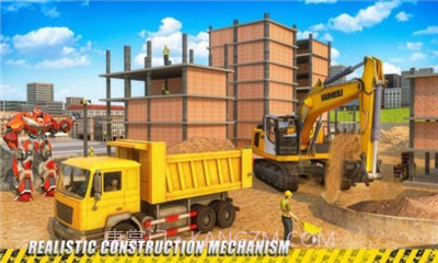 变形机器人挖掘机模拟器v1.13截图