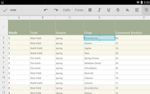 Google表格v1.8.292.09.13截图