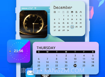 时钟-桌面翻页全屏时间小组件v1.0.16截图