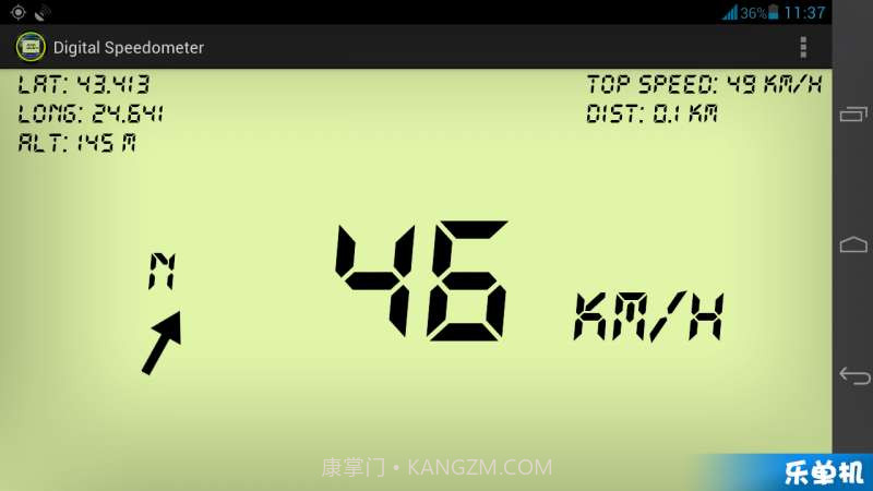 的数字化GPS测速仪截图1 的数字化GPS测速仪截图1