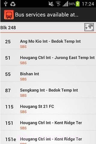 新加坡巴士截图2