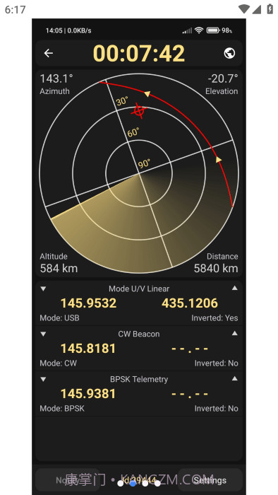 look4sat卫星追踪截图2