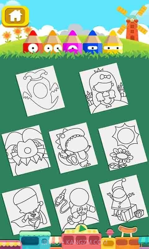 宝宝益智填色涂色书截图5 宝宝益智填色涂色书截图5