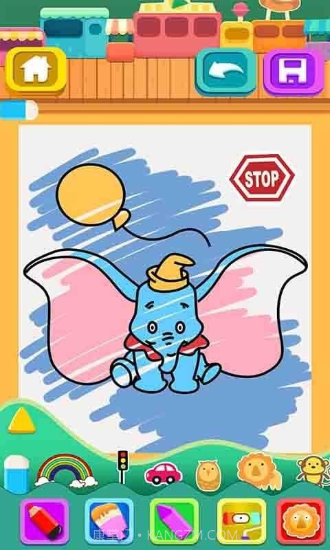 宝宝益智填色涂色书截图2 宝宝益智填色涂色书截图2