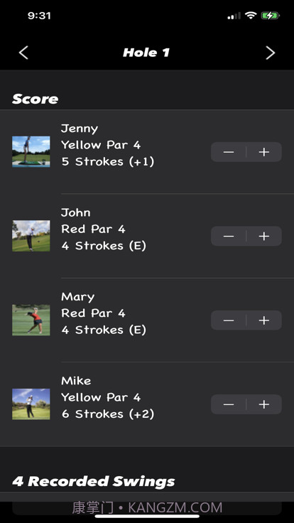 TMG追踪我的高尔夫截图2 TMG追踪我的高尔夫截图2