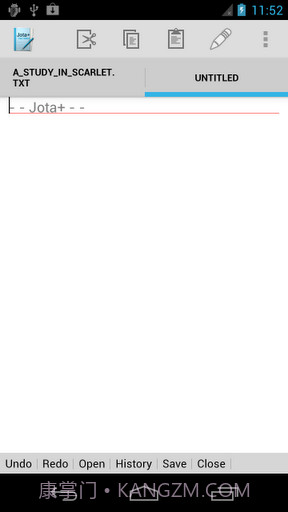 Jota+文本编辑器截图2