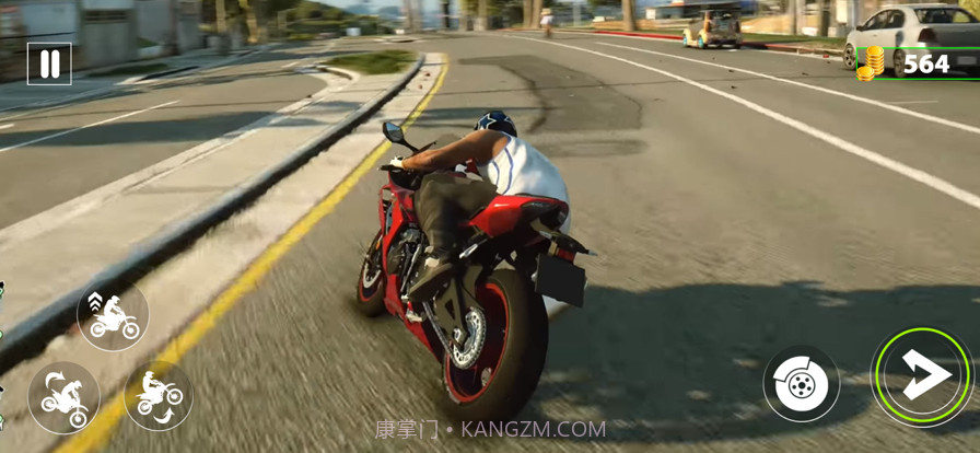 摩托车赛车模拟器截图3