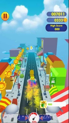 辛普森跑酷之旅截图2 辛普森跑酷之旅截图2