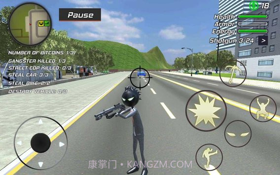 惊人的邪恶火柴人模拟器截图3