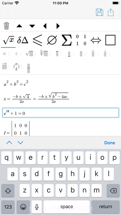SymEditor数学公式编辑器截图3 SymEditor数学公式编辑器截图3