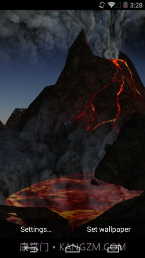 3D火山梦象动态壁纸截图2
