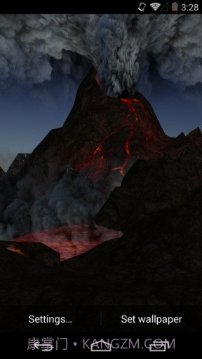 3D火山梦象动态壁纸截图3