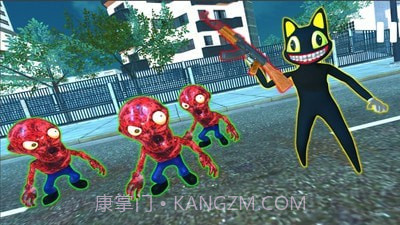 卡通猫僵尸之城截图1 卡通猫僵尸之城截图1