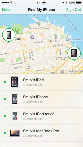 查找我的iPhone截图1 查找我的iPhone截图1