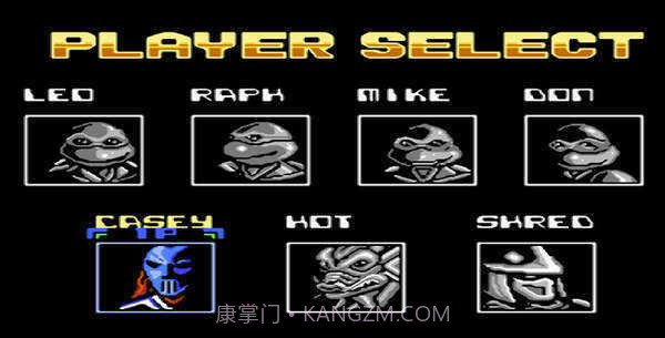 忍者神龟格斗街机版FC截图3 忍者神龟格斗街机版FC截图3