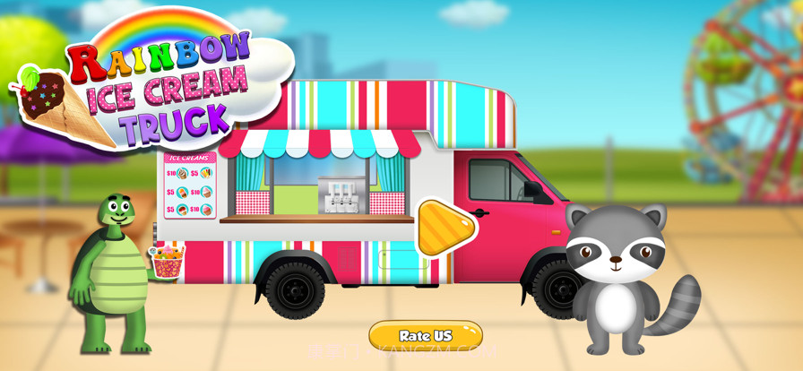 彩虹冰淇淋车截图1