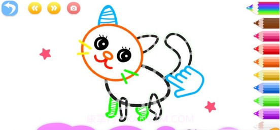 益智涂色板截图1