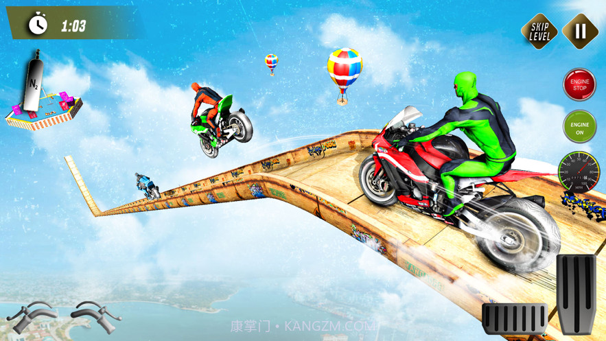 蜘蛛英雄摩托特技截图2