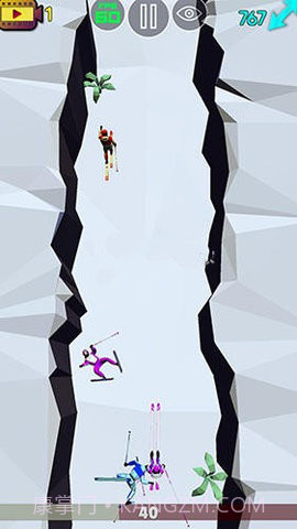 长腿滑雪比赛手游截图3 长腿滑雪比赛手游截图3