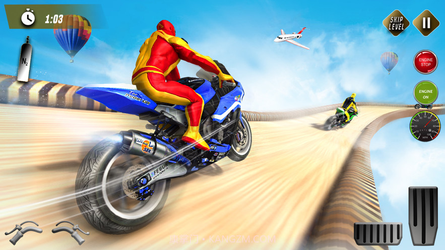 蜘蛛英雄摩托特技截图3