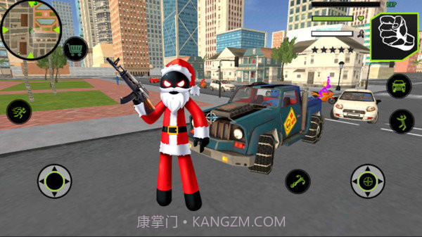 火柴人绳索英雄圣诞版截图1