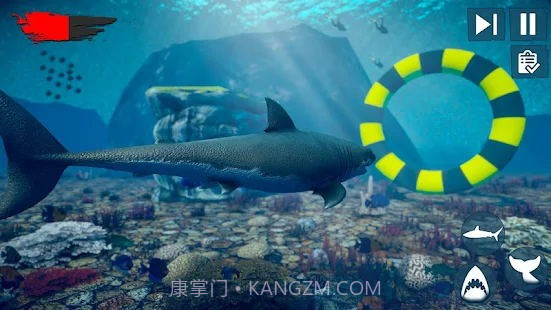 愤怒鲨鱼木筏生存截图2