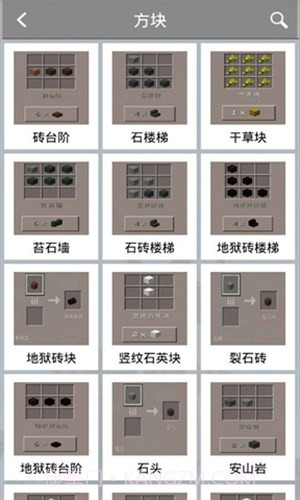 我的世界合成表截图1