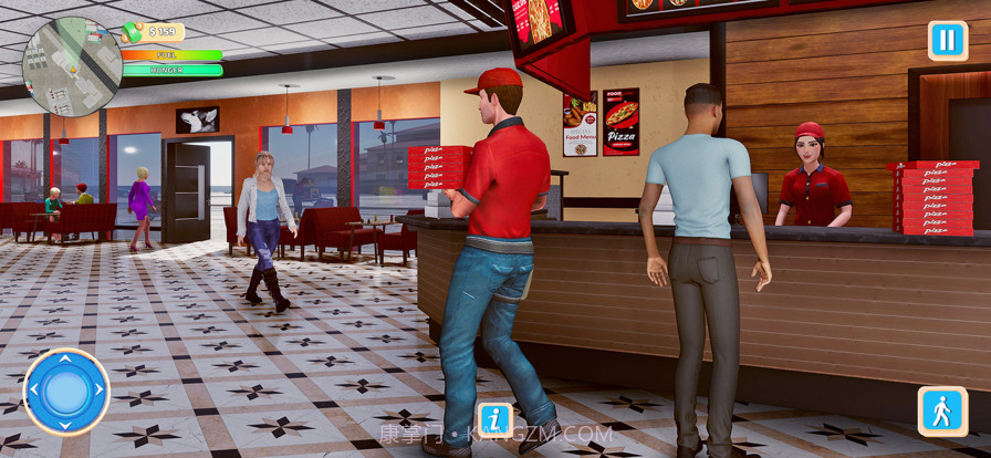 比萨食物送货男生截图2