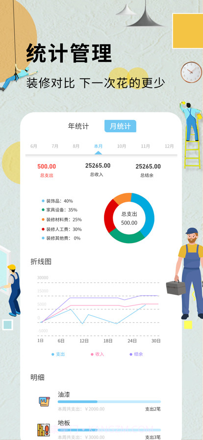 装修记账本截图4