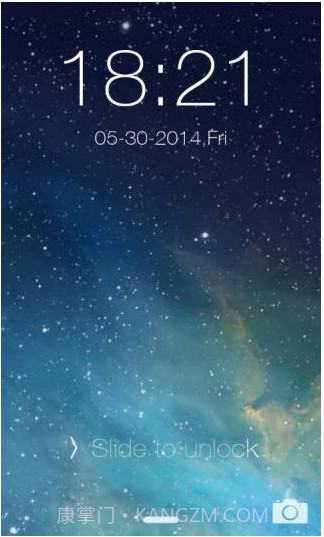 IOS7滑动解锁IOS7 SlideUnlock截图1