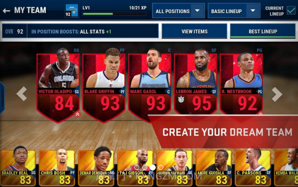 NBA LIVE Mobile截图3