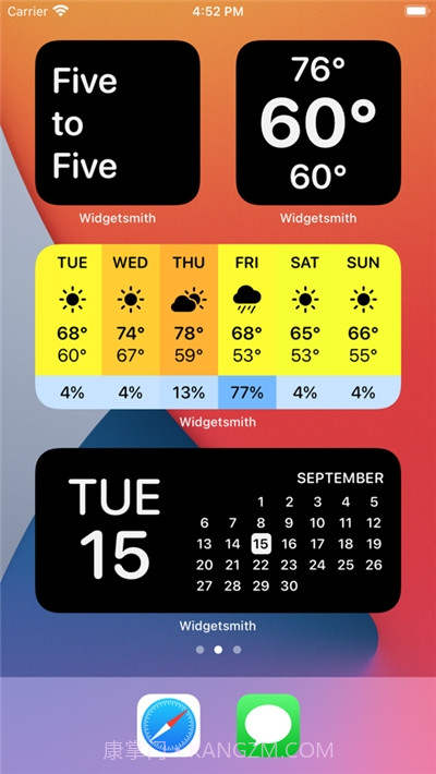 Widgetsmith(iOS14小工具)截图1 Widgetsmith(iOS14小工具)截图1