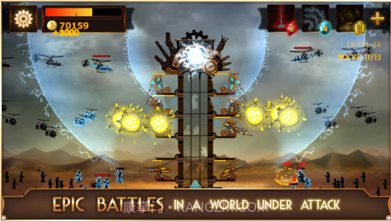 蒸汽朋克塔防截图1