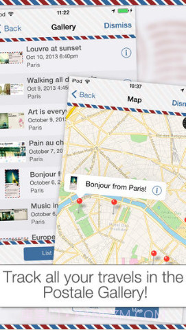 Postale(旅行明信片)截图5