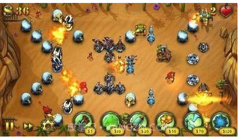 坚守阵地 Fieldrunners截图3