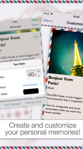 Postale(旅行明信片)截图2