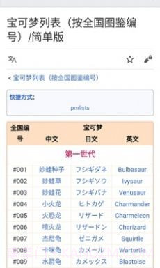 神奇宝贝百科截图3