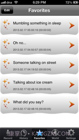 梦话记录器 Dream Talk Recorder截图3 梦话记录器 Dream Talk Recorder截图3