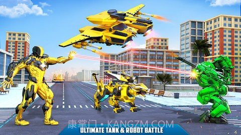 飞行坦克变形机器人截图3