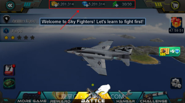 空中雷霆战争截图1 空中雷霆战争截图1