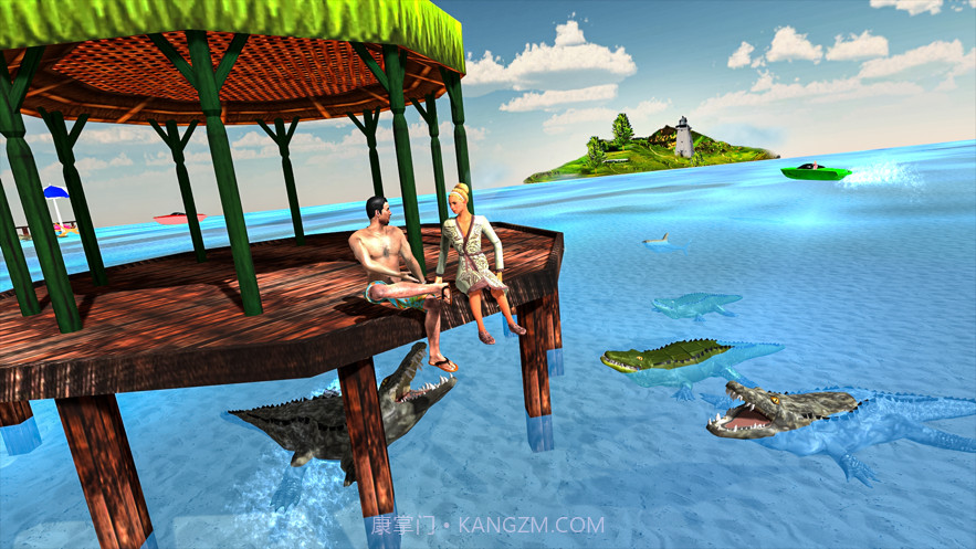 愤怒的鳄鱼恐怖袭击截图3 愤怒的鳄鱼恐怖袭击截图3