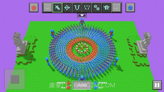 块状布娃娃之战截图3