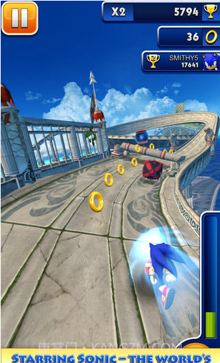 索尼克冲刺截图1