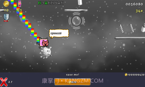 彩虹猫迷失太空截图1