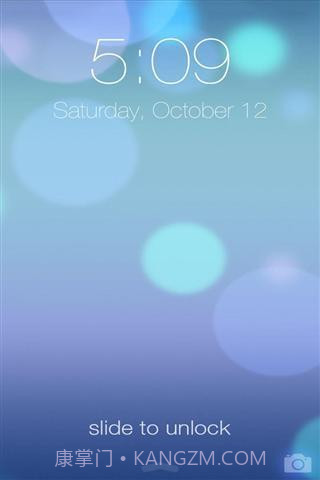 iOS7 锁屏截图4